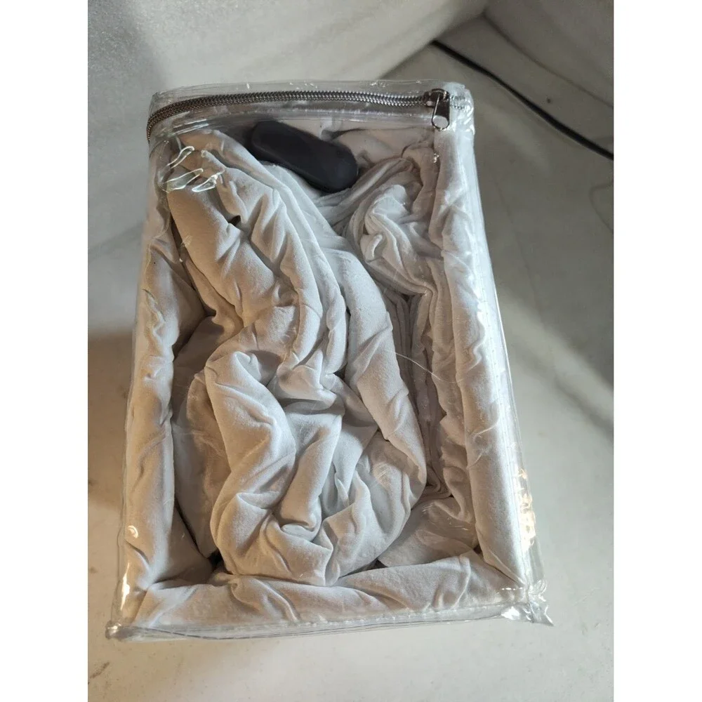 Microsculpt Duvet Set King Sz Super Soft Blasting Texture Fresh Clean white 1185